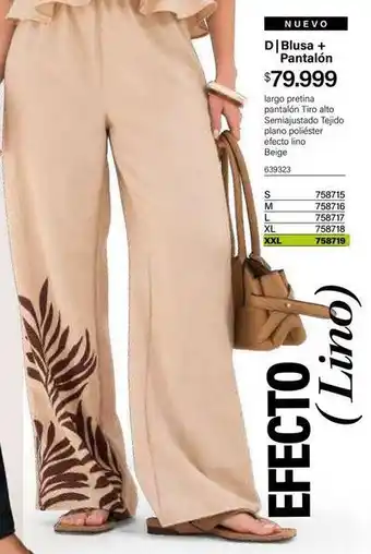 Blusa + pantalón