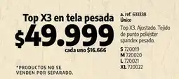 Loguin Unico - top x3 en tela pesada oferta