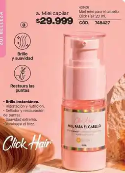 Loguin Hair - miel mini para el cabello click 20 ml. cód. 748427 oferta