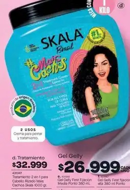 Loguin Media - tratamiento 2 en 1 para cabello rizado mas cachos 1000 gr oferta