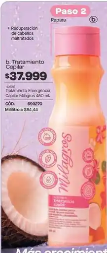 Loguin Tratamiento emergencia capilar milagros 450 ml oferta