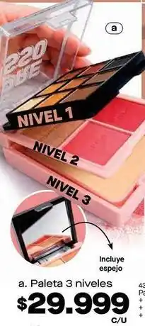 Loguin Paleta 3 niveles oferta