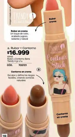 Loguin Rubor + contorno (contorno en crema) cód. 705721 oferta