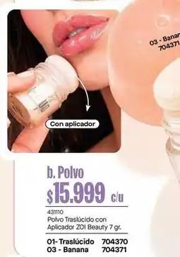 Loguin Polvo traslúcido con aplicador zoi beauty 7 gr oferta