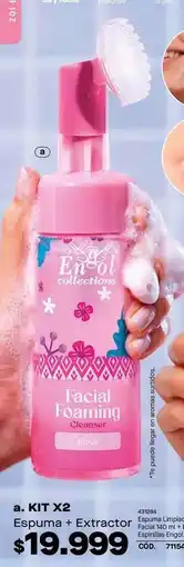 Loguin Rosé - kit x2 espuma + extractor oferta