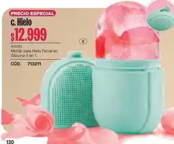 Loguin Especial - molde para hielo facial en silicona 3 en 1. cód. 713211 oferta