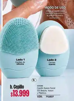 Loguin Suave - cepillo facial 201 beauty nylon y plástico. cód. 713207 oferta