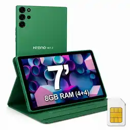 Falabella Tablet 7 Pulgadas NET Z 8GB RAM (4+4) 32Gb Android Sim Card + Estuche Folder Verde oferta