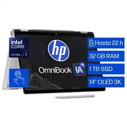 Falabella Portátil OmniBook Ultra 14-fd0001la IAMD Ryzen AI 9 32GB RAM 1TB SSD Windows 11 Home oferta