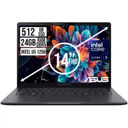Falabella Portatil ExpertBook Intel U5 125H Ram 24GB SSD 512GB Led 14 Wuxga oferta