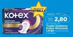 FarmaTodo Kotex Toalla Sanitaria Nocturna Larga oferta