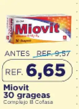 FarmaTodo Miovit 30 grageas Complejo B Cofasa oferta