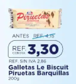 FarmaTodo Galletas Le Biscuit Piruetas Barquillas oferta