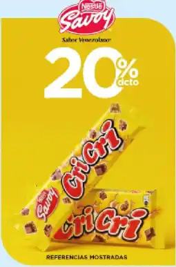 FarmaTodo Nestle Savoy Cri Cri oferta