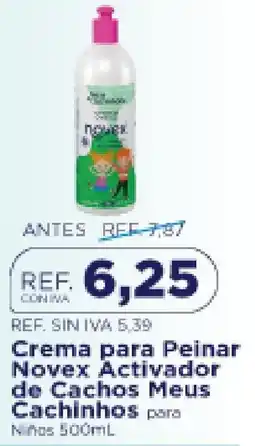 FarmaTodo Novex Activador de Cachos Meus Cachinhos para Niños oferta
