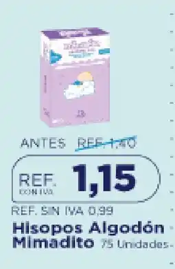 FarmaTodo Hisopos Algodón Mimadito oferta