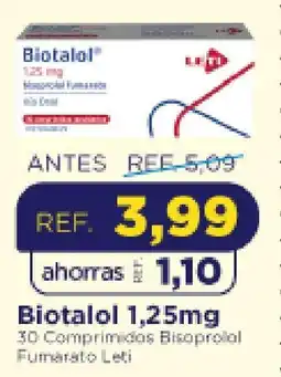 FarmaTodo Biotalol 1,25mg oferta
