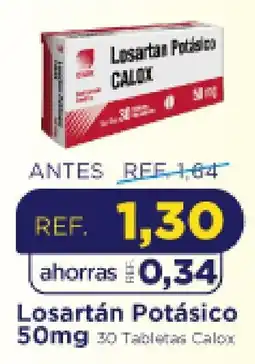 FarmaTodo Calox losartán potásico 50mg oferta