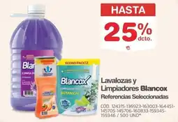 Makro Blancox lavalozas y limpiadores oferta