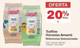 Makro Toallitas Húmedas Arrurru oferta