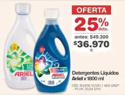 Makro Detergentes Líquidos Ariel oferta