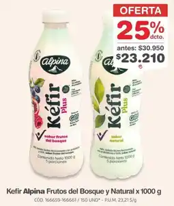 Makro Kefir Alpina Frutos del Bosque y Natural oferta
