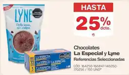 Makro Lyne chocolates la especial y lyne oferta
