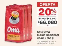 Makro Café Oma Molido Tradicional oferta
