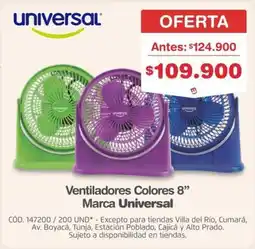 Makro Ventiladores Colores 8" Marca Universal oferta