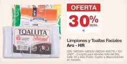 Makro Aro limpión toalla facial oferta