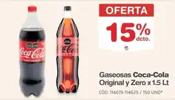 Makro Gaseosas Coca-Cola Original y Zero oferta