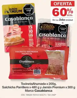 Makro Casablanca Tocineta Ahumada Premium Salchicha Parrillera Jamón Premium oferta
