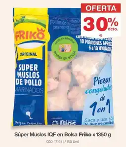 Makro Frikó Super Muslos de Pollo Marinados oferta