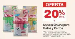 Makro Churu Snacks para Gatos y Perros oferta