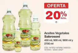 Makro Aceites Vegetales Sabrosoní oferta