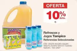 Makro Refrescos y Jugos Tampico oferta
