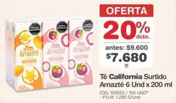 Makro Té California Surtido Amazté oferta