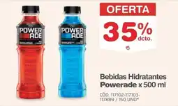 Makro Powerade bebidas hidratantes oferta