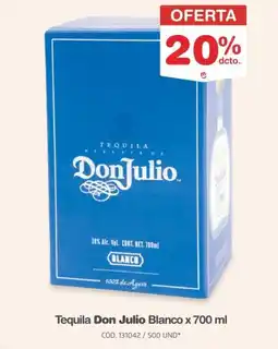 Makro Tequila Don Julio Blanco oferta