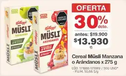 Makro Kellogg's Müsli Manzana o Arándanos oferta
