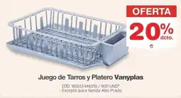 Makro Vanyplas Juego de Tarros y Platero oferta
