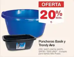 Makro Poncheras Basik y Trendy Aro oferta