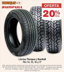 Makro Torque Sunfull Llantas oferta