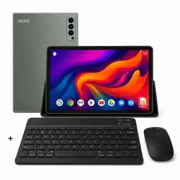 Falabella Tablet 10 Pulgadas 8GB RAM (4+4) 64GB Android 15 Sim Card + Teclado + Mouse Gris oferta