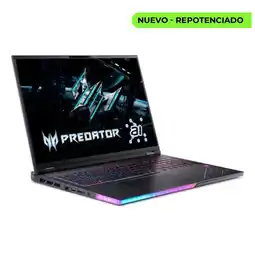 Falabella Portatil Predator Helios Ultra 9 275HX Ram 64GB SSD 2TB RTX 5080 16GB Pantalla 18 WQXGA 240HZ oferta