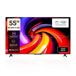 Falabella Televisor 55″ U65 4K UHD Smart Google TV Imagen de Cine en Casa oferta