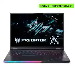 Falabella Portatil Predator Helios Ultra 9 275HX Ram 48GB SSD 1TB RTX 5080 16GB Pantalla 18 WQXGA 240HZ oferta