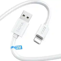 Falabella Cable Carga Rápida Compatible con iPhone iPad & Airpods entrada Lightning 2 M USB-A oferta