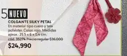 Cyzone Colgante silky petal, cód. 35274 oferta