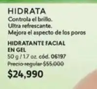 Cyzone Hidratante facial en gel cód. 06197 oferta